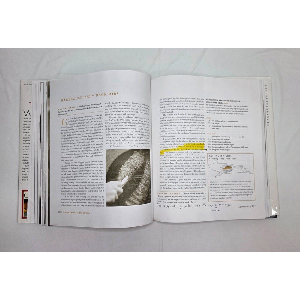 Here in America's Test Kitchen Cookbook | 2003 Cook's Illustrated | Hardcover - Picture 15 of 16